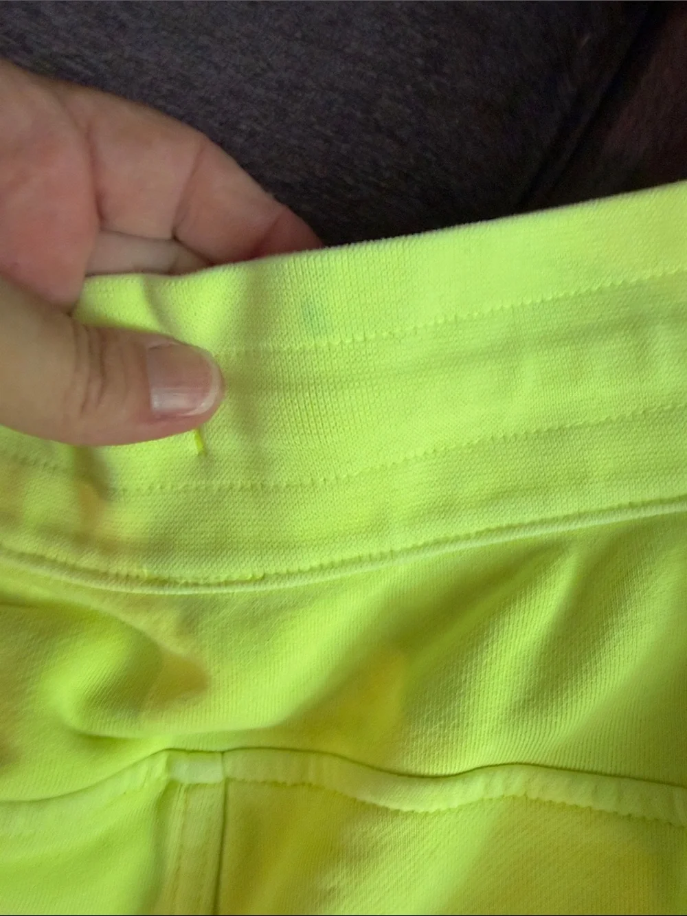 lululemon athletica Neon Yellow Drawstring Joggers